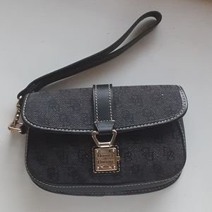 Dooney Burke Wristlet Wallet Black